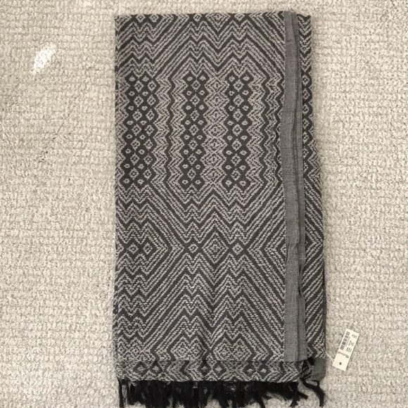 Madewell Accessories - Madewell Marfa Scarf, One Size, Black, New